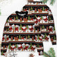 Christmas Happy Night With Santa Friends – Sweater - Ugly Christmas Sweater