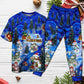 Christmas Snowman Chilling With My Snowmies - Pajamas Short Sleeve - Owls Matrix LTD