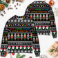 Christmas Cozy Little Christmas Quote – Sweater - Ugly Christmas Sweater