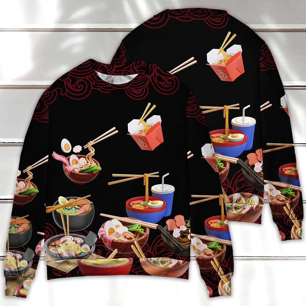 Ramen Fast Food Delicious Art – Sweater - Ugly Christmas Sweater