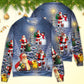 Christmas Santa Love Light Xmas Tree – Sweater - Ugly Christmas Sweater