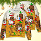 Christmas Santa Drunk Beer Funny Happy Holiday Style – Sweater - Ugly Christmas Sweater