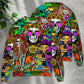 Hippie Skull Colorful Cool Art – Sweater - Ugly Christmas Sweater