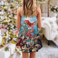 Octopus And Santa Merry Christmas – Women's Summer Sleeveless V-Neck Camisole Dress