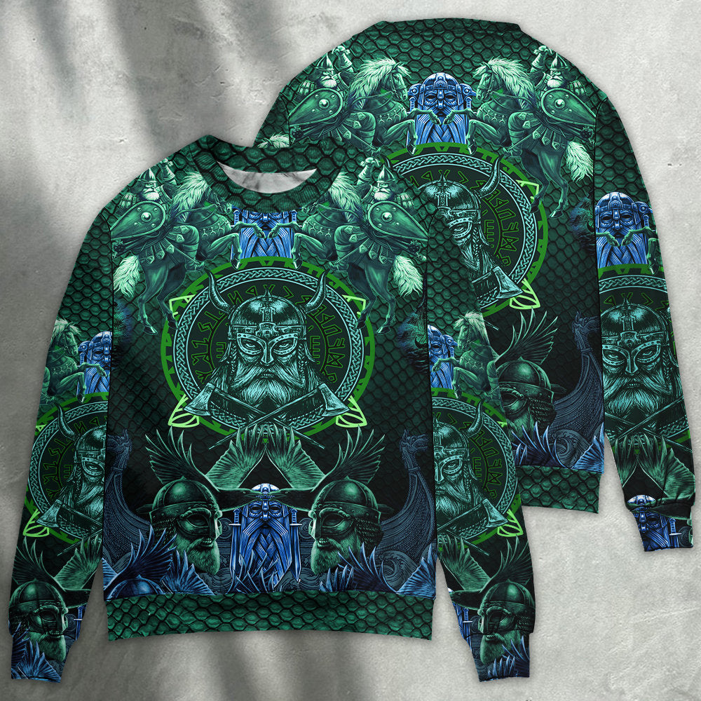 Viking See You In Valhalla Quote – Sweater - Ugly Christmas Sweater