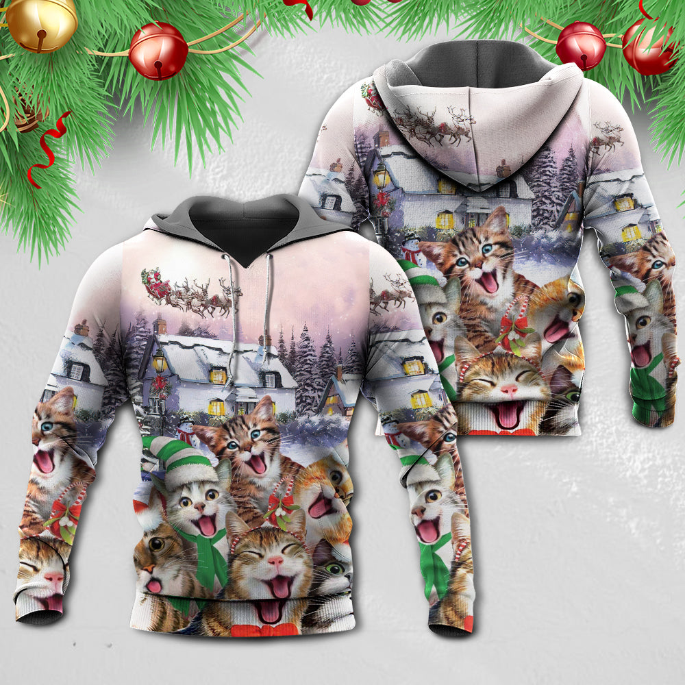 Christmas Cat Only One You Need - 3D Hoodie