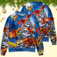 Christmas Dragon Family Love Light Art – Sweater - Ugly Christmas Sweater