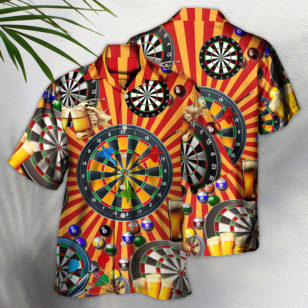 Dart Player Beer Night Fun – Hawaiian Shirt