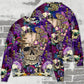Bright Magic Mushroom Skull Art – Sweater - Ugly Christmas Sweater