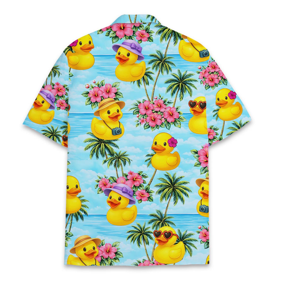 Tropical Rubber Duck Summer Beach Vacation – Hawaiian Shirt