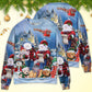 Christmas Family Snowman Love Happy Xmas – Sweater - Ugly Christmas Sweater
