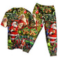 Christmas Xmas Santa Is Coming To You - Pajamas Short Sleeve - Owls Matrix LTD
