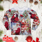 Christmas Santa Claus Is Coming To Town - Pajamas Long Sleeve - Owls Matrix LTD