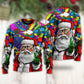 Hippie Santa Claus Christmas Style – Sweater - Ugly Christmas Sweater