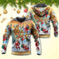 Christmas Santa In Town Xmas Coming - Hoodie