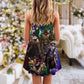 Cowboy Band Christmas Spirit – Women's Summer Sleeveless V-Neck Camisole Dress