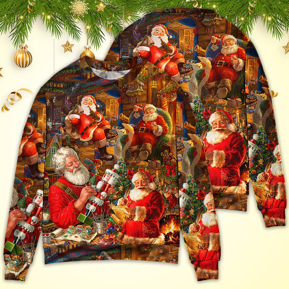Christmas Funny Santa Gift Xmas Is Coming – Sweater - Ugly Christmas Sweater