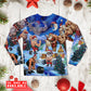 Christmas Merry Christmas Santa Stronger - Pajamas Long Sleeve - Owls Matrix LTD