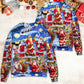 Christmas Santa Snowy Night Merry Xmas – Sweater - Ugly Christmas Sweater