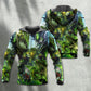 Green Dragon Skull Fantasy - 3D Hoodie