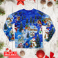 Christmas Snowman Chilling With My Snowmies - Pajamas Long Sleeve - Owls Matrix LTD