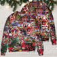 Santa Snow Village Spirit Of Giving – Sweater - Ugly Christmas Sweater
