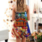 Back To The Grill Christmas Fun – Women's Summer Sleeveless V-Neck Camisole Dress