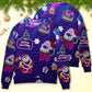 Christmas Santa Neon Light Party – Sweater - Ugly Christmas Sweater