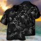 Black Cat Bold Artistic Design – Hawaiian Shirt