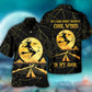 Halloween Witch On Desert Highway - Hawaiian Shirt