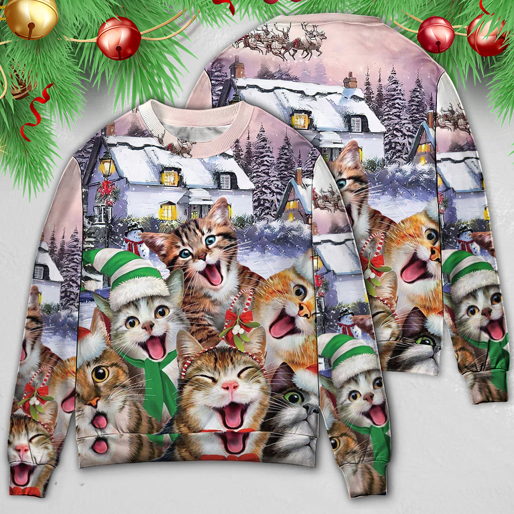 Christmas Cat You Are All I Need – Sweater - Ugly Christmas Sweater
