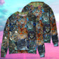 Colorful Cat Glass Art Lover – Sweater - Ugly Christmas Sweater