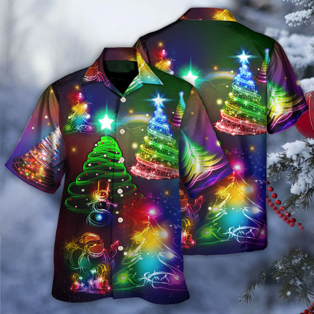 Christmas Merry Everything Happy Always - Hawaiian Shirt - Owls Matrix LTD