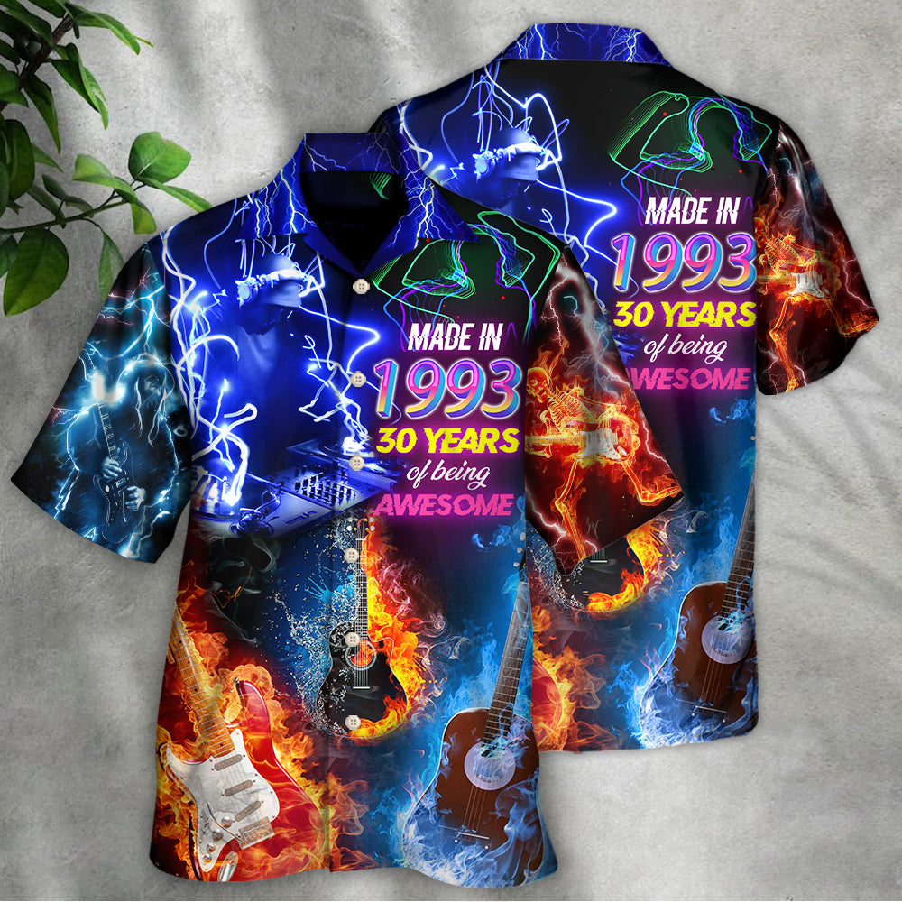 Music Is My Life Neon Retro – Hawaiian Shirt