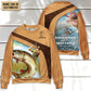 Old Fisherman And Big Catch Art – Sweater - Ugly Christmas Sweater