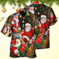 Christmas Santa Gift Holiday Is Coming Art – Hawaiian Shirt