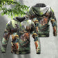 Dinosaur Roaring In Jungle Adventure - Hoodie