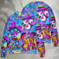Hippie Mushroom Colorful Cool Art – Sweater - Ugly Christmas Sweater