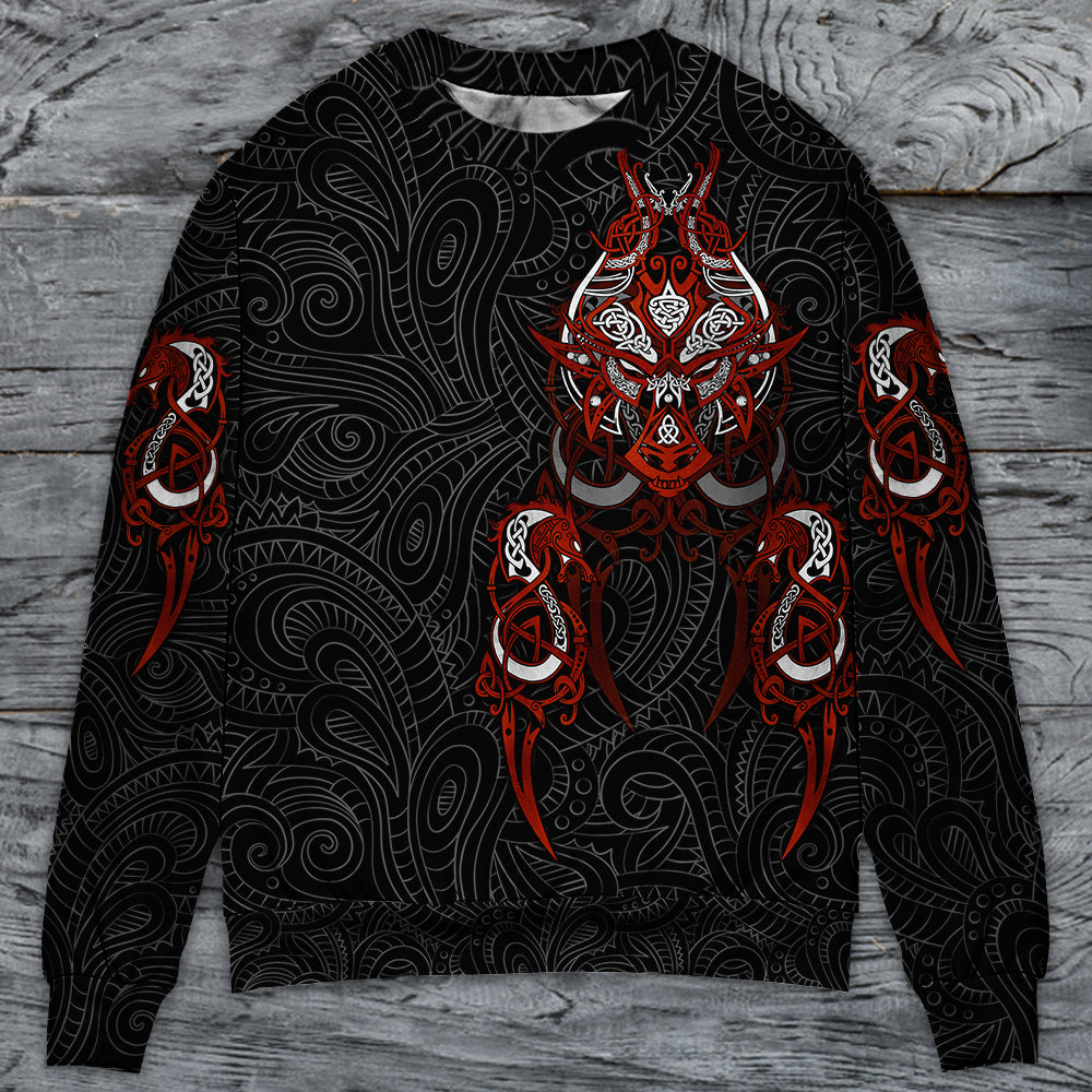 Viking Victory Life Cool Pattern Style – Sweater - Ugly Christmas Sweater