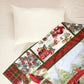 Cardinal Red Truck Christmas Flannel Blanket For Living Room And Bedroom Styling