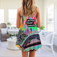 Colorful Pride Festival 2023 – Women's Summer Sleeveless V-Neck Camisole Dress