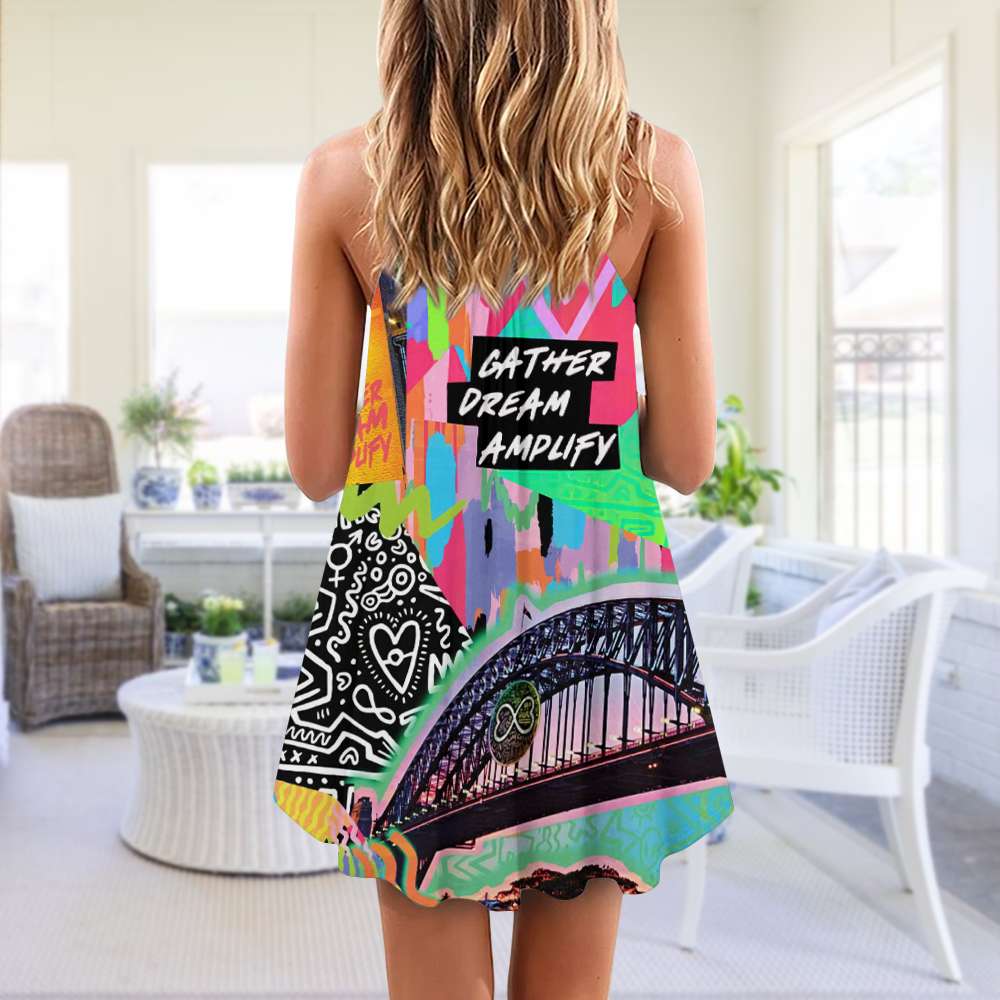 Colorful Pride Festival 2023 – Women's Summer Sleeveless V-Neck Camisole Dress