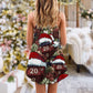 D20 Witch Dice Christmas Vibe – Women's Summer Sleeveless V-Neck Camisole Dress