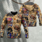 Pirate Skull Treasure Map - 3D Hoodie