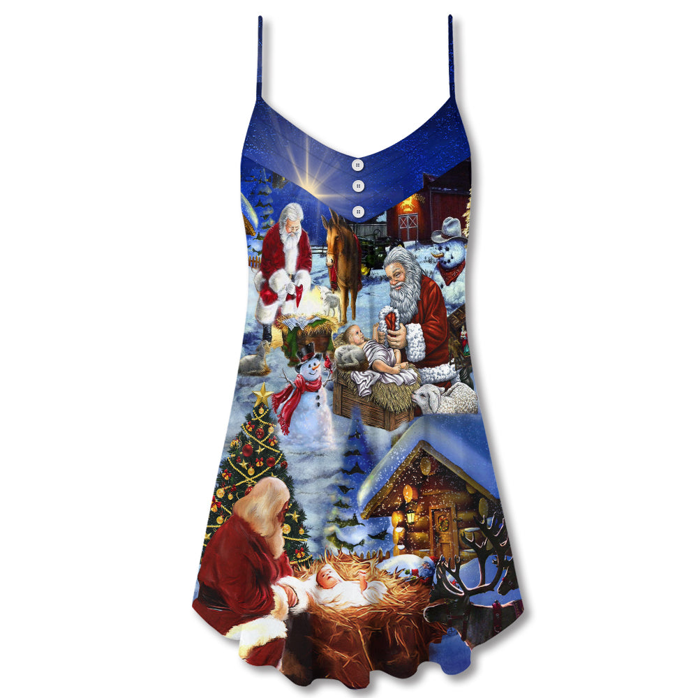 Jesus Best Gift Ever – Women's Summer Sleeveless V-Neck Camisole Dress