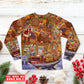 Christmas Santa And Happiness - Pajamas Long Sleeve - Owls Matrix LTD