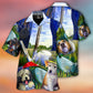Funny Golf Dog Lover Playful - Hawaiian Shirt
