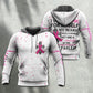 Breast Cancer Awareness Wear Pink Message - Hoodie