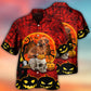 Halloween Dachshund With Pumpkin Scary - Hawaiian Shirt