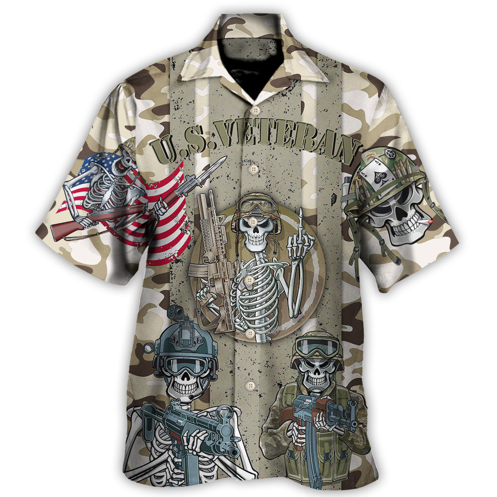 Veteran Skull Style Limited Edition – Hawaiian Shirt